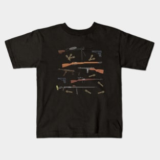 Soviet WW2 Weapons Kids T-Shirt